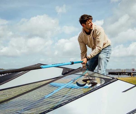 Preview: Loftsails Switchblade Race Segel C2 Weiß einfach nur Windsurfen