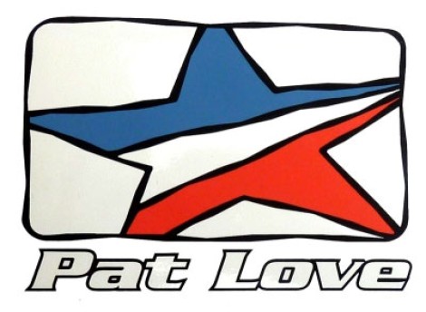 Pat Love Logo Sticker