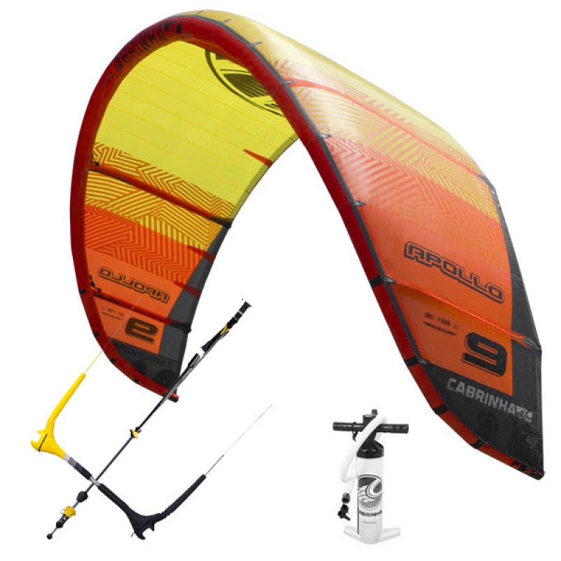 Cabrinha Apollo High Performance Freeride und Foil Kiten in Gelb