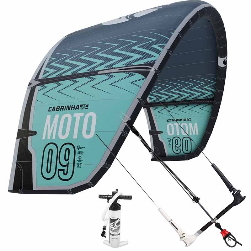 Cabrinha Moto Freeride Kite Black/Cyan 2021