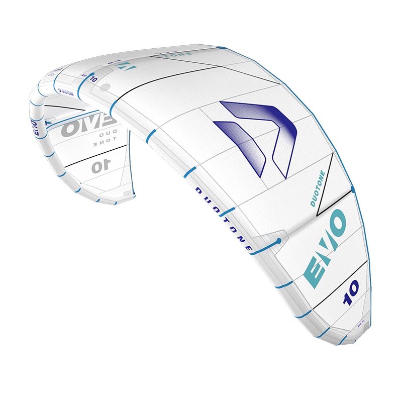 Duotone Evo Kite Concept Blue C12 Weiß 025 Seitenansicht