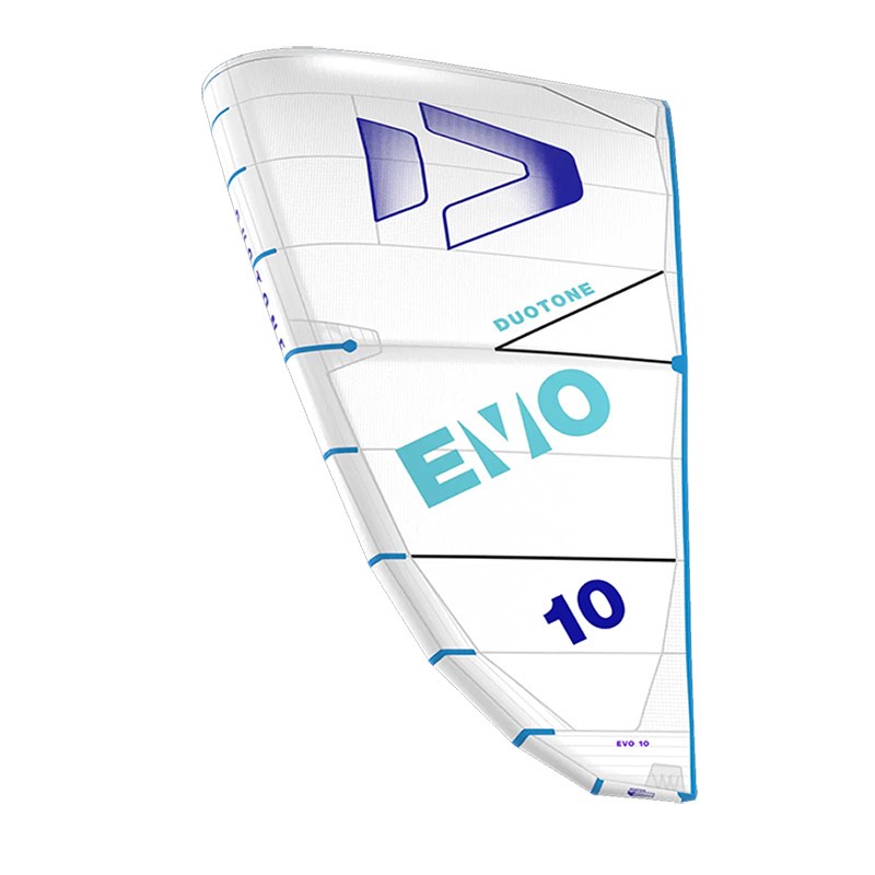 Duotone Evo Kite Concept Blue C12 Weiß 025von Oben
