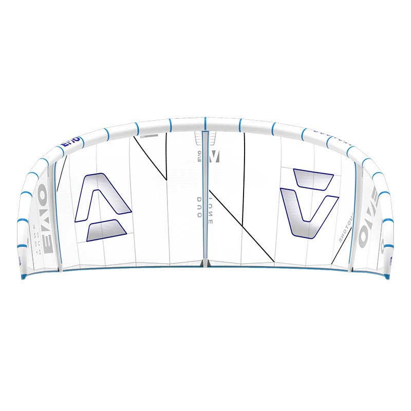Duotone Evo Kite Concept Blue C12 Weiß 025  Draufsicht