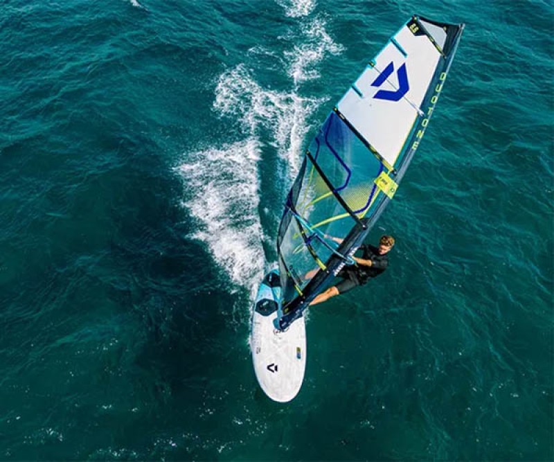 Duotone E_Pace Segel C15 white violet 026 einfach nur Windsurfen