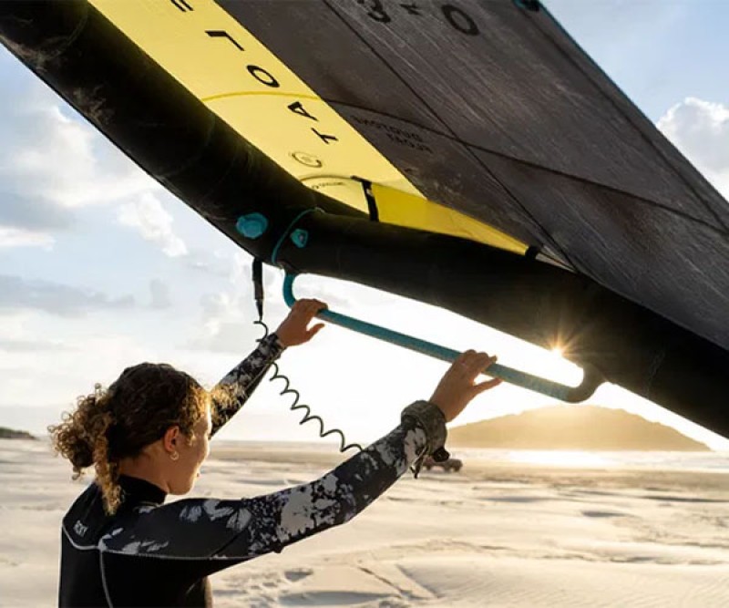 Duotone-Handle-Fusion sehr schön beim Wingsurfen