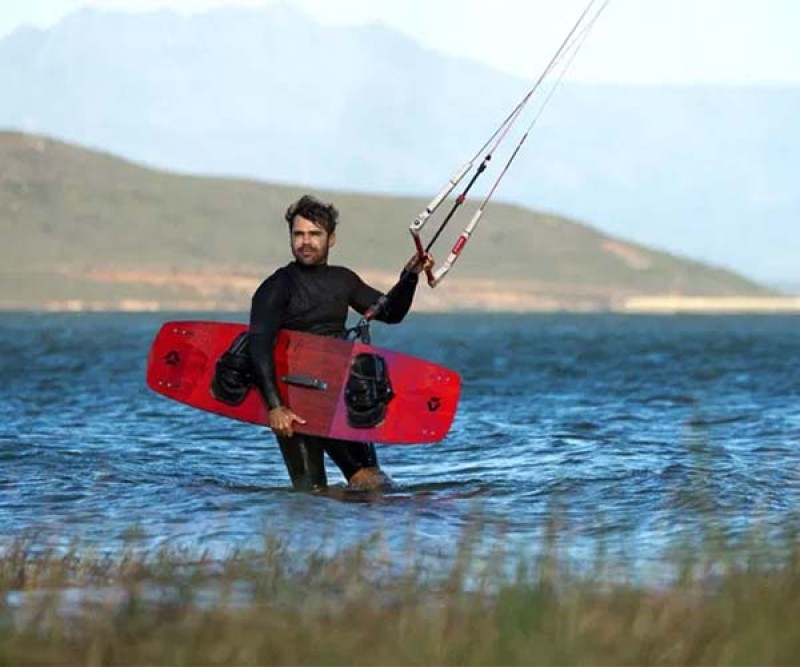 Duotone Gonzales KiteBoard C02 Orange 025 einfach nur Spaß