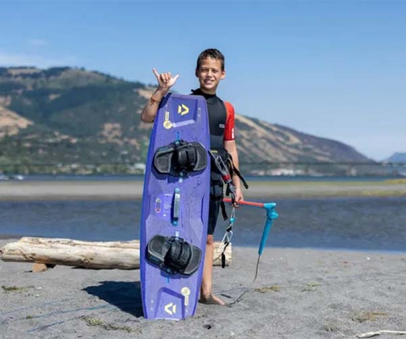 Duotone Shred Kids Freeride Board 2026 vor dem Start