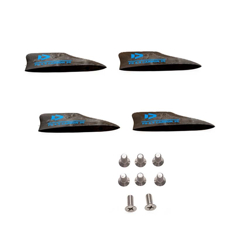 Duotone Team Freestyle Board 136 + 144 8x Finnen + Schrauben