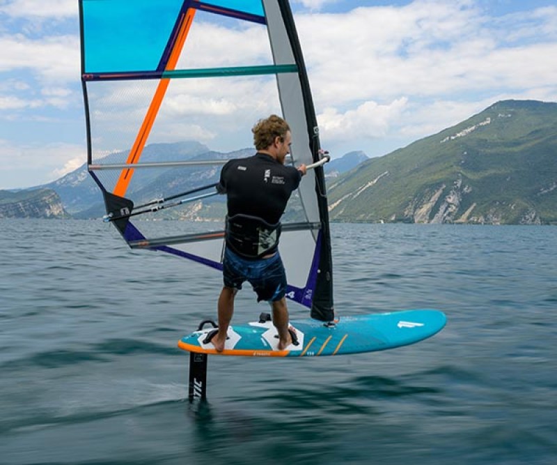 Fanatic Gecko Foil HRS 2020 beim Foil Windsurfen