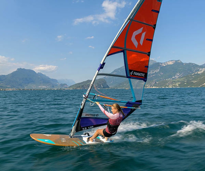 Fanatic Gecko Eco 2021 beim Windsurfen