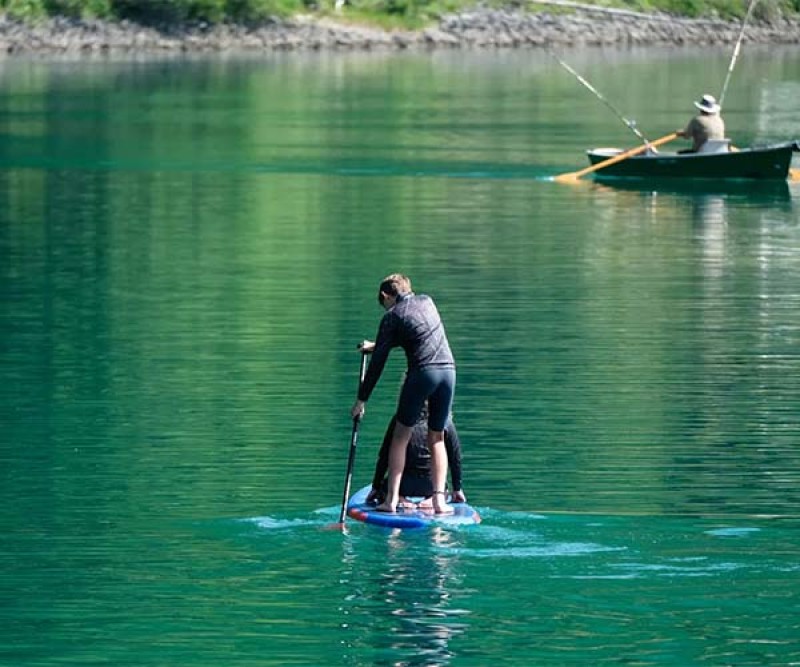 Fanatic Ripper Air Sup SLT C53 Board 025 beim Paddeln