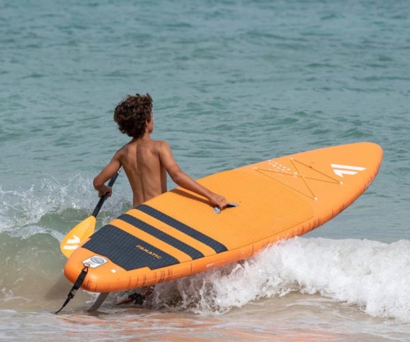 Fanatic Ripper Air Touring WS Sup zum Strand gehen