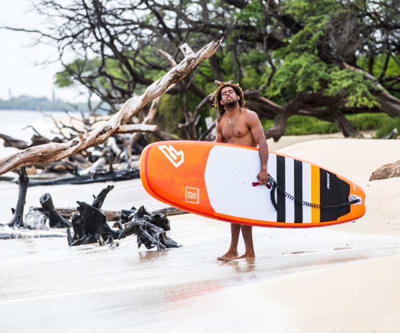 Fanatic Stuby Air SUP Board 2019 am Strand