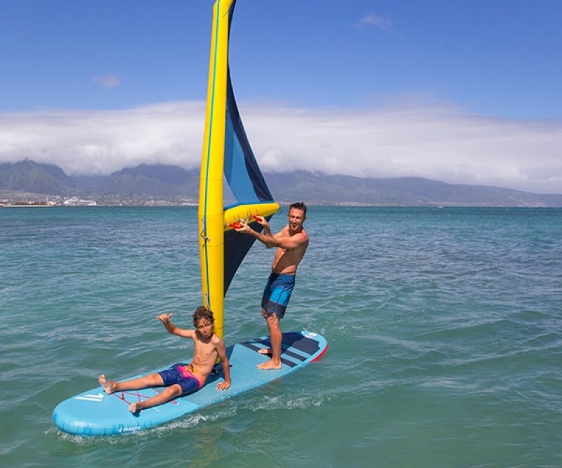 Fanatic Viper Air Windsurf 2020 zu zweit beim Surfen