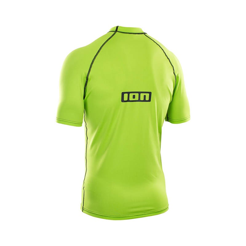 ION Promo Rashguard Men S/S Lime Rückenansicht