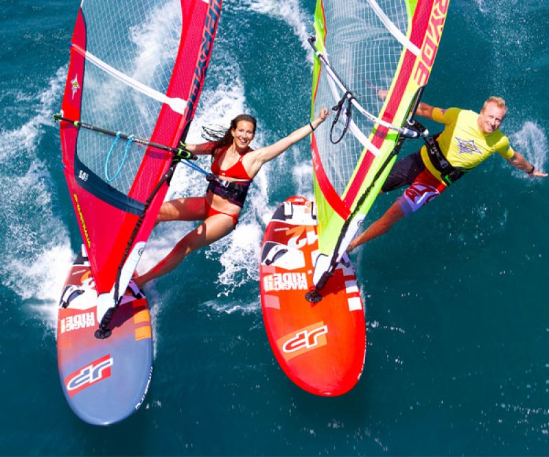 Windsurfen auf den Atlantik