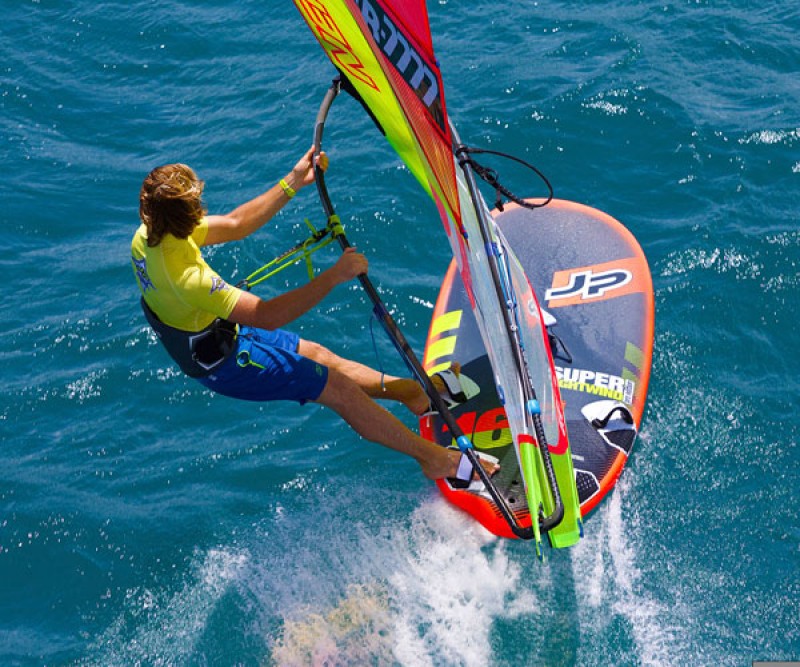 JP Windsurfboard Pro bei Leichtwind