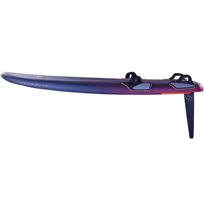 JP Super Lightwind Board Wood Pro 166 Seitenansicht mit Finne