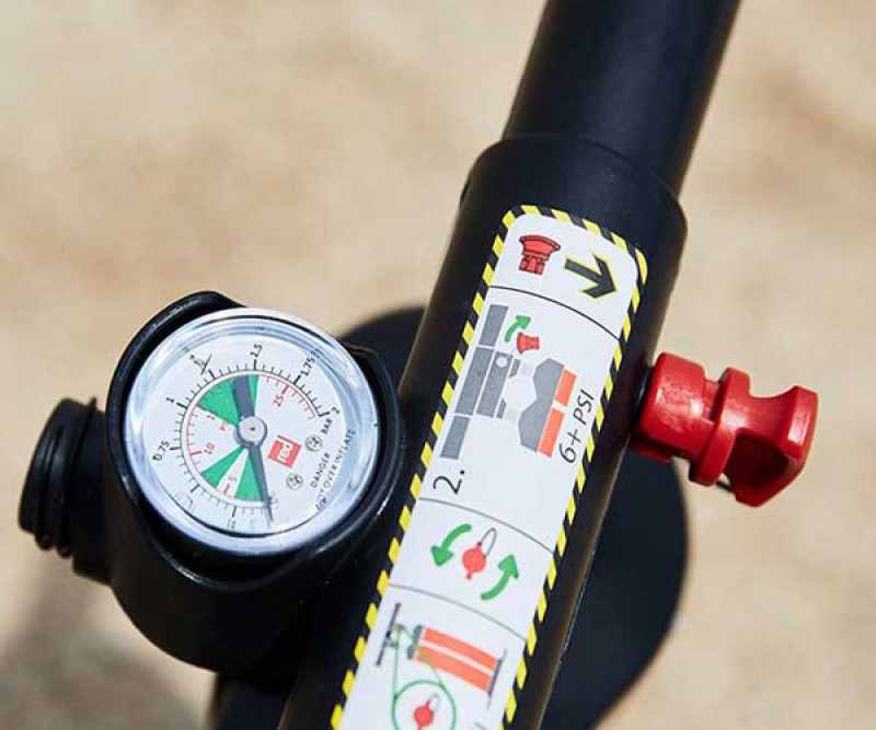 Monometer Red Paddle Titan Pumpe Zweikammer
