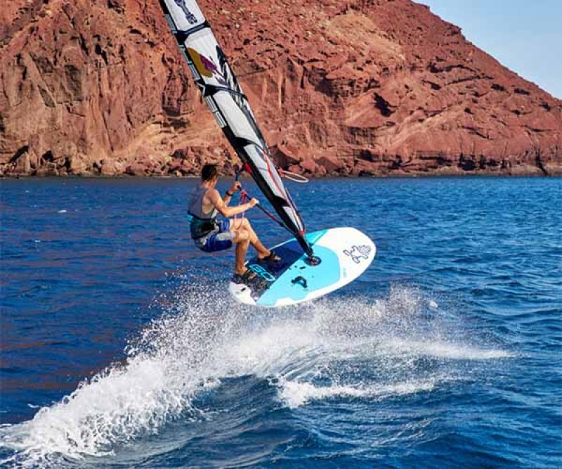 Starboard Windsurf beim Heizen