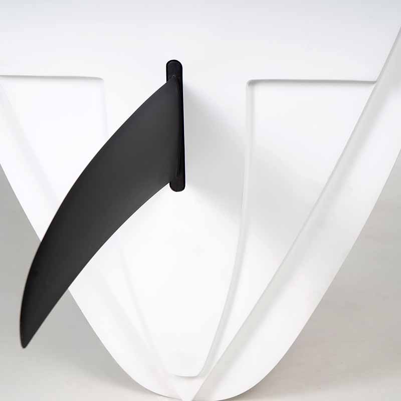 Starboard Go Windsurf Board 152 L 026 Heckansicht mit Finne