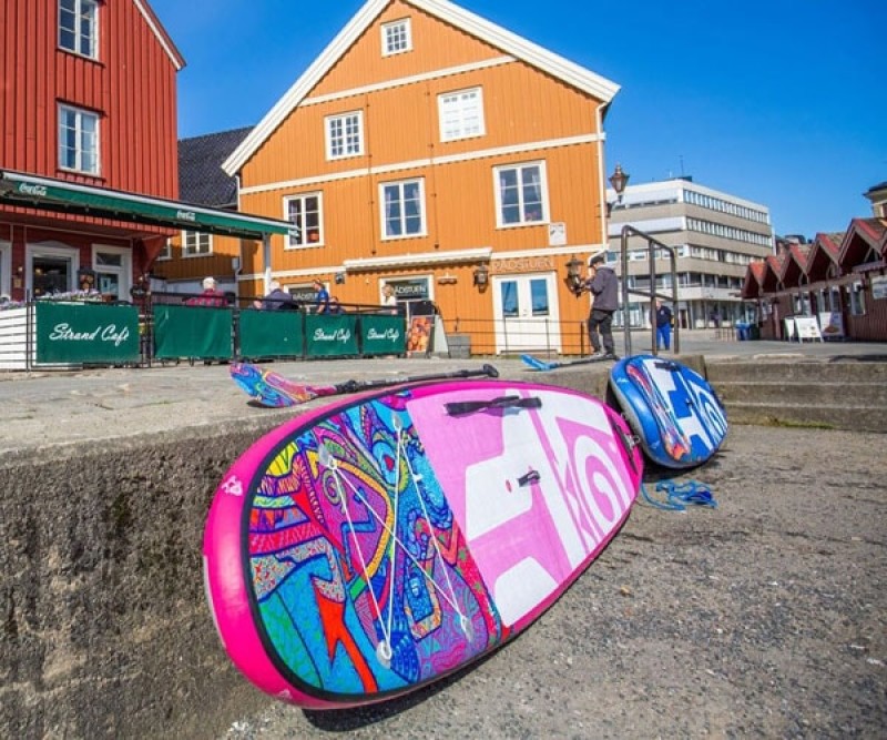 Starboard Tikhine Sup Shout 11.2 beim vorbereiten
