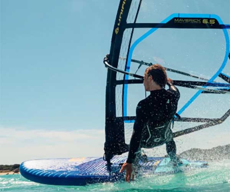 Unifiber Maverick XO Freeride Windsurf Segel  einfach nur Windsurfen