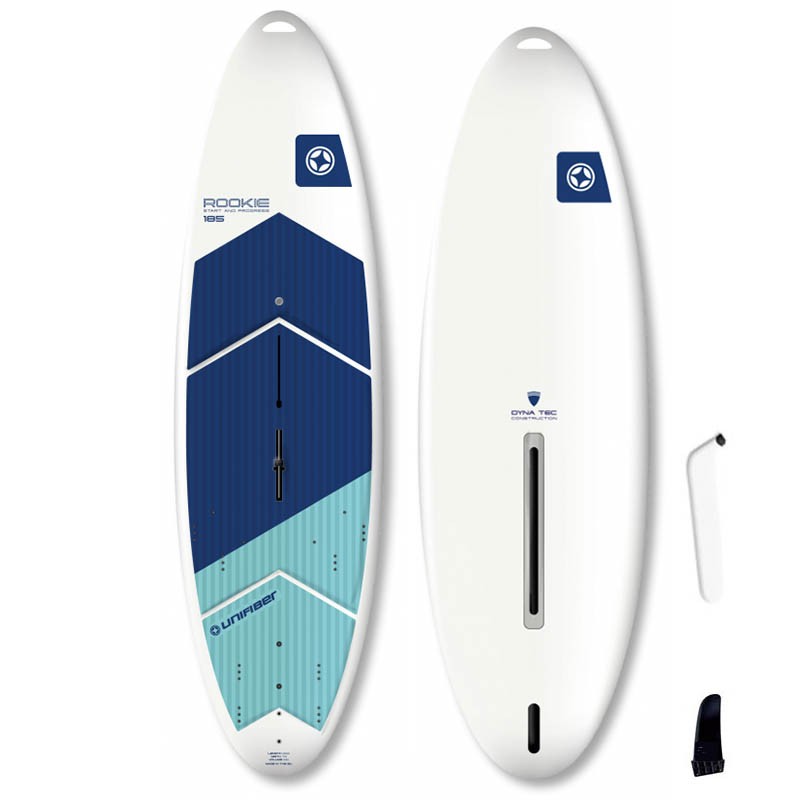 Unifiber Rookie 185 + Schwert Windsurfboard