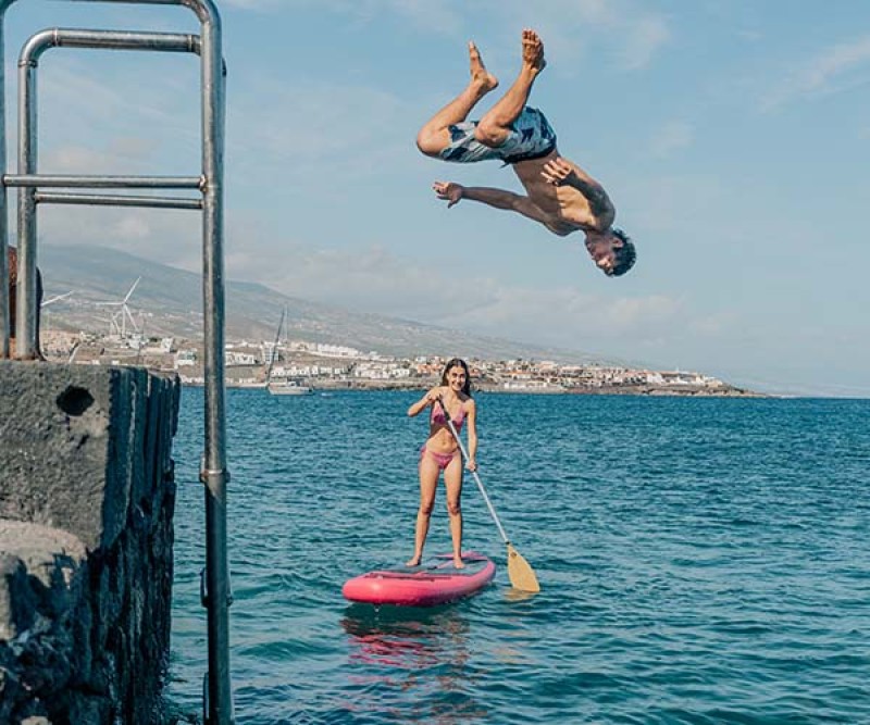 Duotone Grace Air Set SLS C57 iSUP 026 beim Paddeln