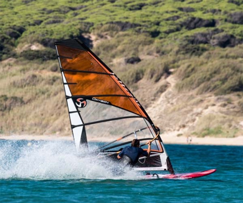 Loftsails Oxygen Freerace Orange  beim heizen