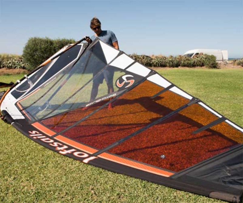 Loftsails Switchblade RaceSegel HD 2021  beim Trimmen