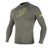 NP Contender Lycra Men L/S silber