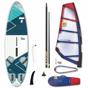 Tahe Techno Board + Evolution II Rig Freeride Einsteiger Windsurfboard